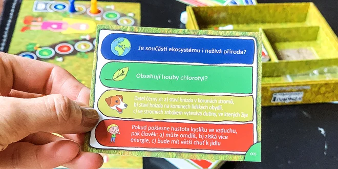 Desková hra Vzhůru na přírodovědu! pro děti od 8 let