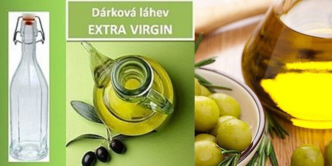 1 litr extra panenského olivového oleje