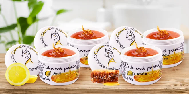 Cukrová pasta pro dokonalou epilaci celého těla