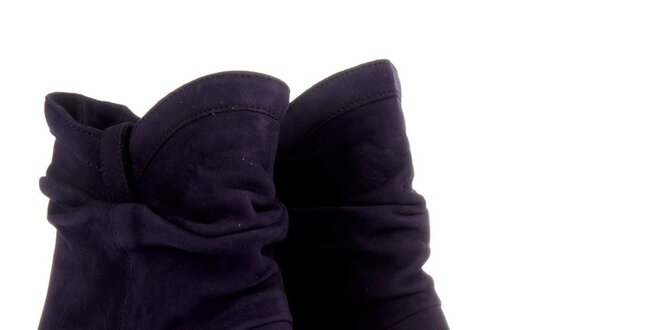 Dámské tmavě fialové kotníčkové boty Fornarina