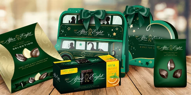 After Eight pralinky: aj v darčekových baleniach