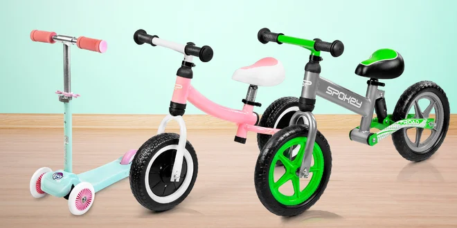Koloběžka My Little Pony či odrážedla Spokey