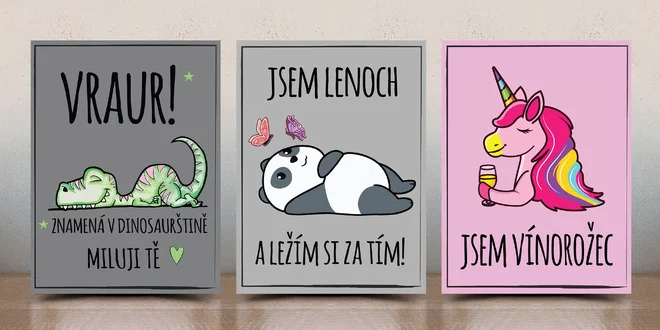 Vyjádřete svou lásku či životní postoj: Vtipné designové cedulky