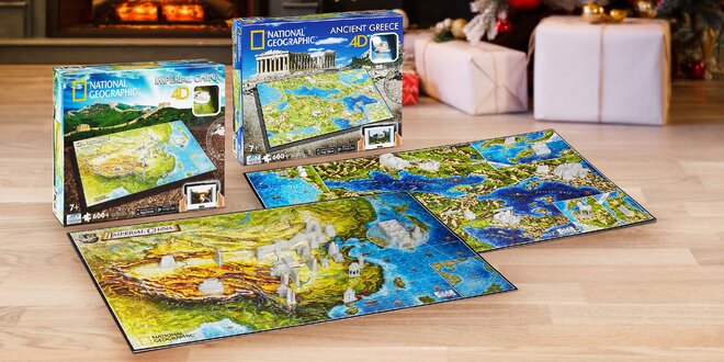 4D a 3D puzzle: Harry Potter i National Geographic
