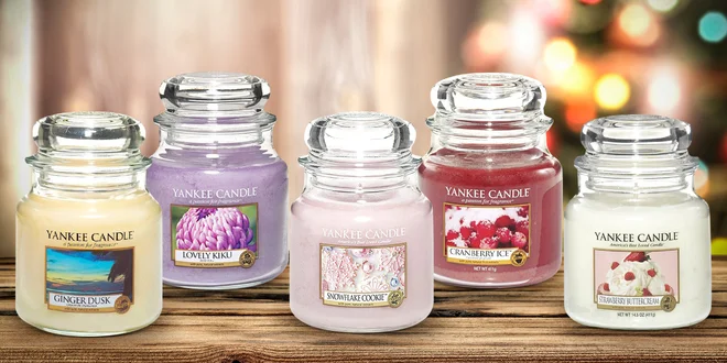 Svíčky Yankee Candle s dobou hoření až 90 hodin