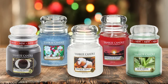 Vonné svíčky Yankee Candle: až 90 hod. hoření