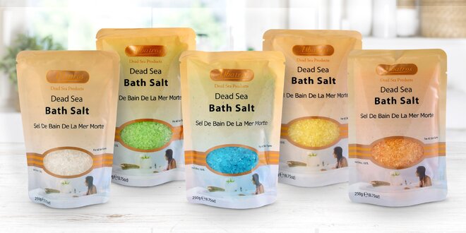 Blahodárné koupelové soli z Mrtvého moře