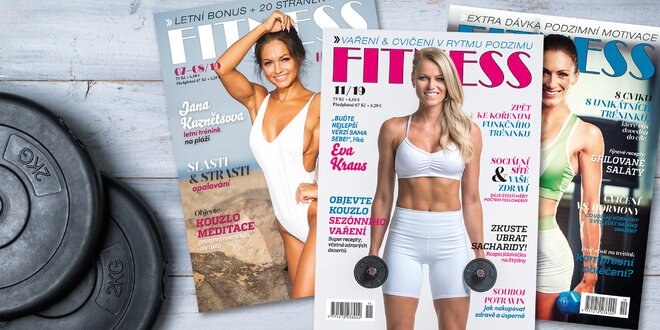 Roční předplatné časopisu Fitness: cvičení, recepty