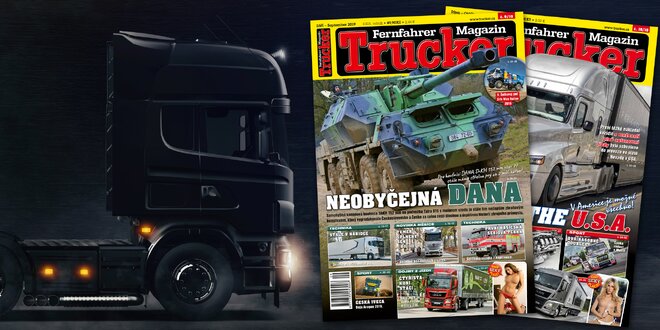 Roční předplatné časopisu Trucker: 12 čísel