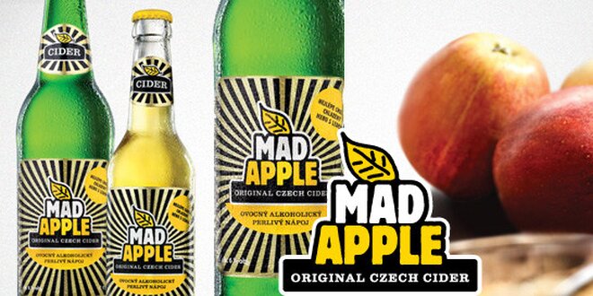 20 lahví Cider Mad Apple 500 ml!