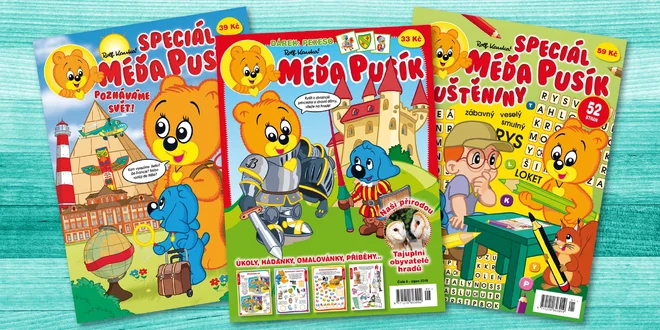 Roční předplatné dětského časopisu Méďa Pusík