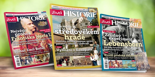 Kompletní ročník magazínu Živá historie 2019 s dárky