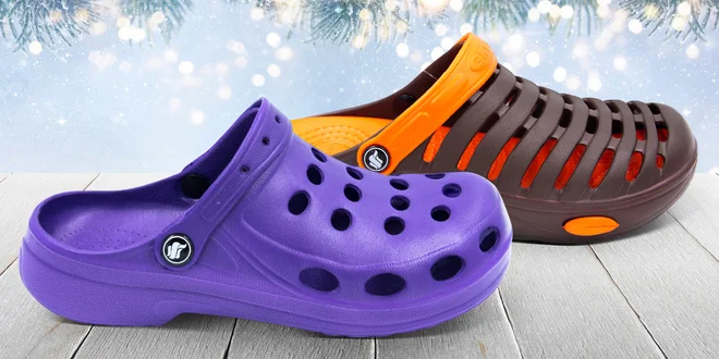 Dámské i pánské clogsy bez lepidla v mnoha barvách