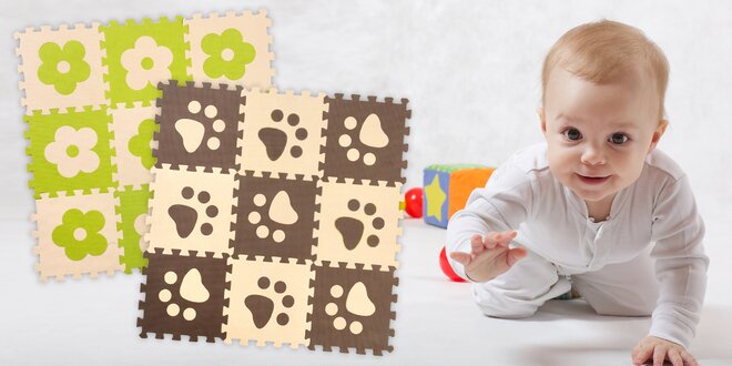 Dětské pěnové puzzle podložky na hraní i cvičení