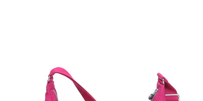 Dámská sytě růžová taštička Kipling se dvěma kapsičkami