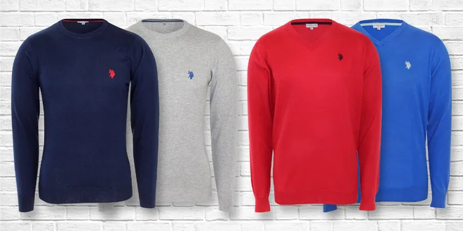 Lehké elegantní svetry U.S. Polo Assn.: 2 střihy
