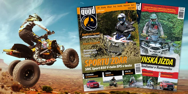 Časopis o čtyřkolkách QUAD: roční předplatné