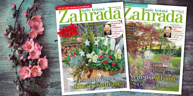 Půlroční předplatné Naše krásná zahrada a bonus