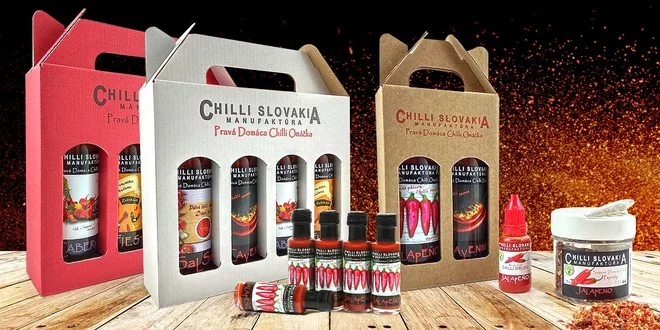 100% přírodní chilli omáčky vč. dárkových balení