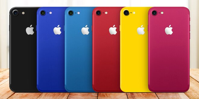 Stylové fólie na iPhone: 7 barevných variant