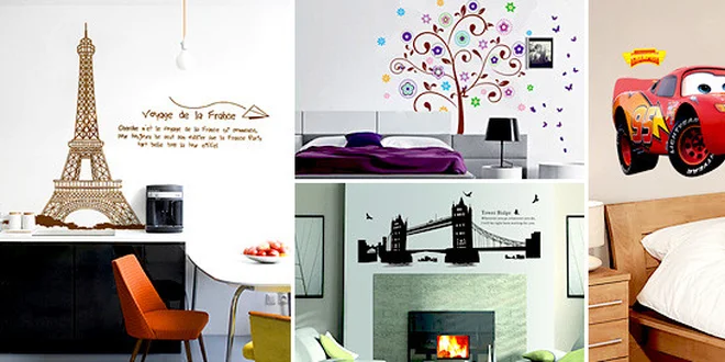 Designová nálepka na zeď