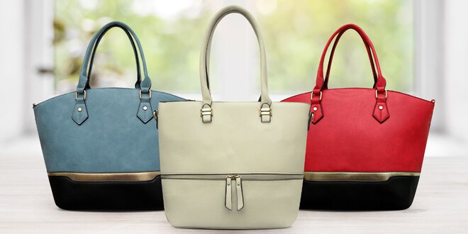 Elegantní dámské kabelky mnoha barev