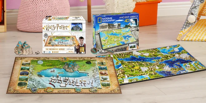 4D a 3D puzzle: Harry Potter i National Geographic