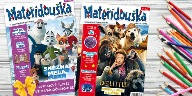 Roční předplatné dětského časopisu Mateřídouška