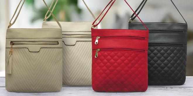 Dámské vyrážené crossbody kabelky Y&F
