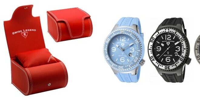 Luxusní pánské sportovní hodinky Swiss Legend Neptune za likvidační cenu. Výběr ze tří barev.
