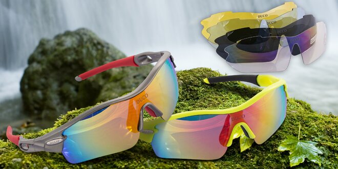 Sportovní polarizační brýle s vyměnitelnými skly