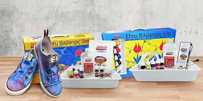 Set Ebru Art pro malování na vodní hladině