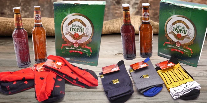 Piva Bohemia Regent a ponožky, trenýrky či tričko