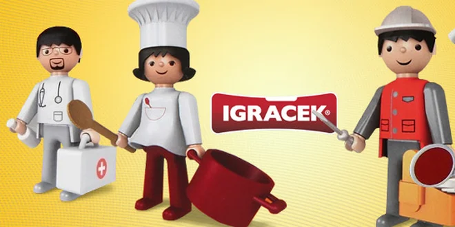 Legendární Igráček s domečkem a příslušenstvím