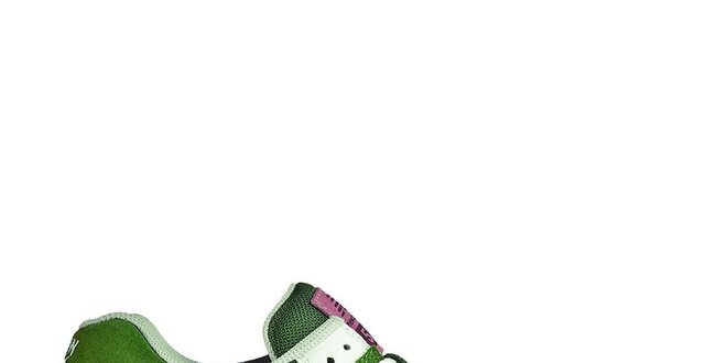 Pánská světle zelená sportovní obuv New Balance s bílými detaily