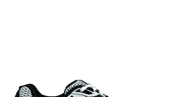 Pánské černo-bílé běžecké boty New Balance se žlutými detaily