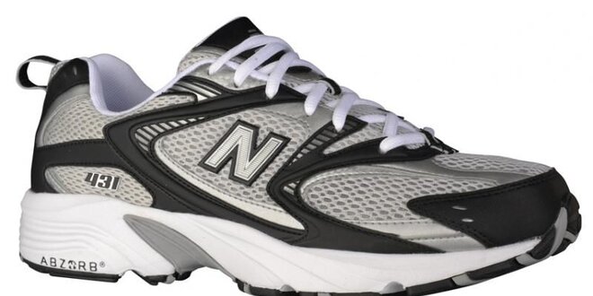 Pánská šedo-černé běžecké boty New Balance