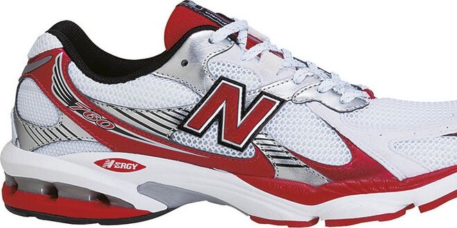 Pánská bílo-červená sportovní obuv New Balance