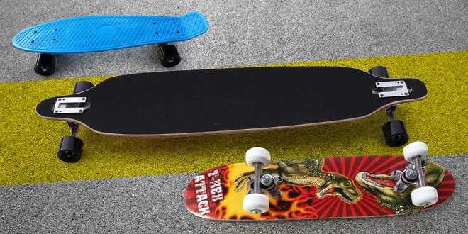Ať to frčí: skateboard, longboard a penny board