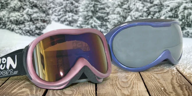 Brýle na lyže či snowboard s nemlžící úpravou