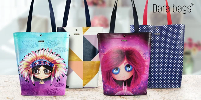 Ručně vyráběné prostorné kabelky Dara bags