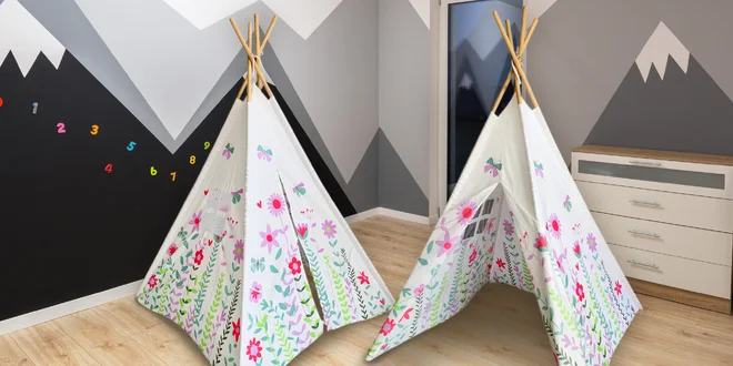 Teepee z hypoalergenního materiálu pro děti
