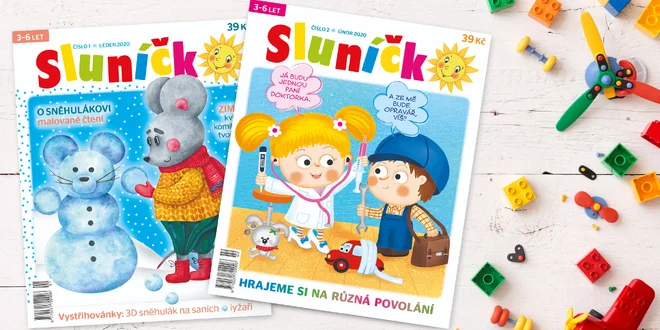 Roční předplatné dětského časopisu Sluníčko