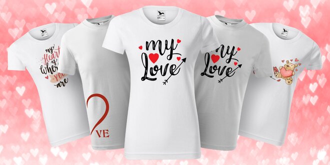 Dámská i pánská zamilovaná trička: 7 variant