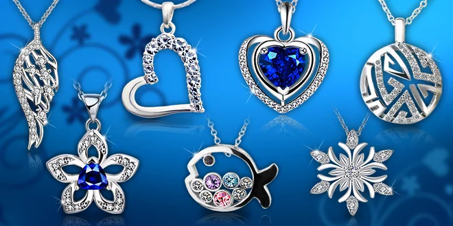 Náhrdelníky a náušnice s krystaly Swarovski a zirkony