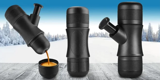 Přenosný ruční kávovar na espresso