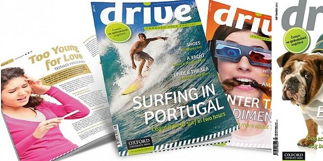 Drive - lifestylový časopis ve zjednodušené angličtině - pro zdokonalení Vaší angličtiny
