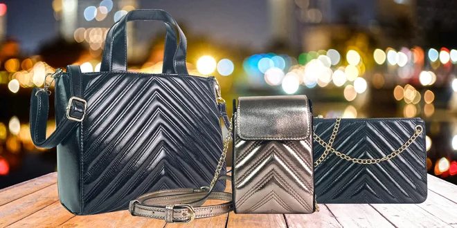Elegantní kabelky: 3 druhy vč. crossbody