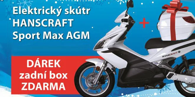 Elektrický skútr HANSCRAFT. Dokonalá jízda městem!