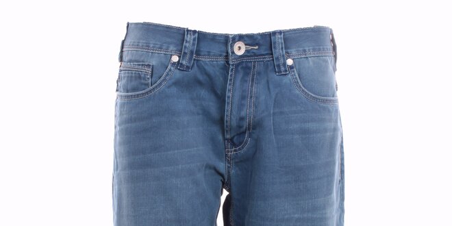 Pánské modré denimové kraťasy Exe Jeans